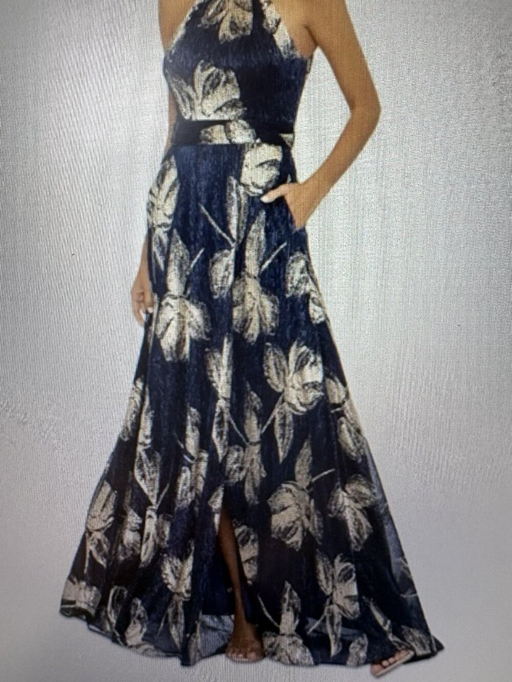 Betsy & Adams formal maxi dress